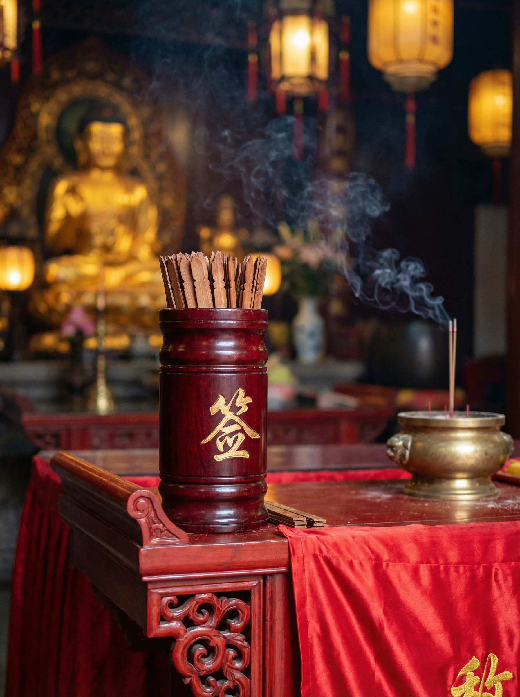 摇签选号亭签筒摇晃动画 - 体育竞彩